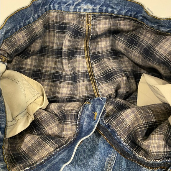 Vintage Carhartt Flannel Lined Carpenter Distressed Jeans - Picture 9 of 12